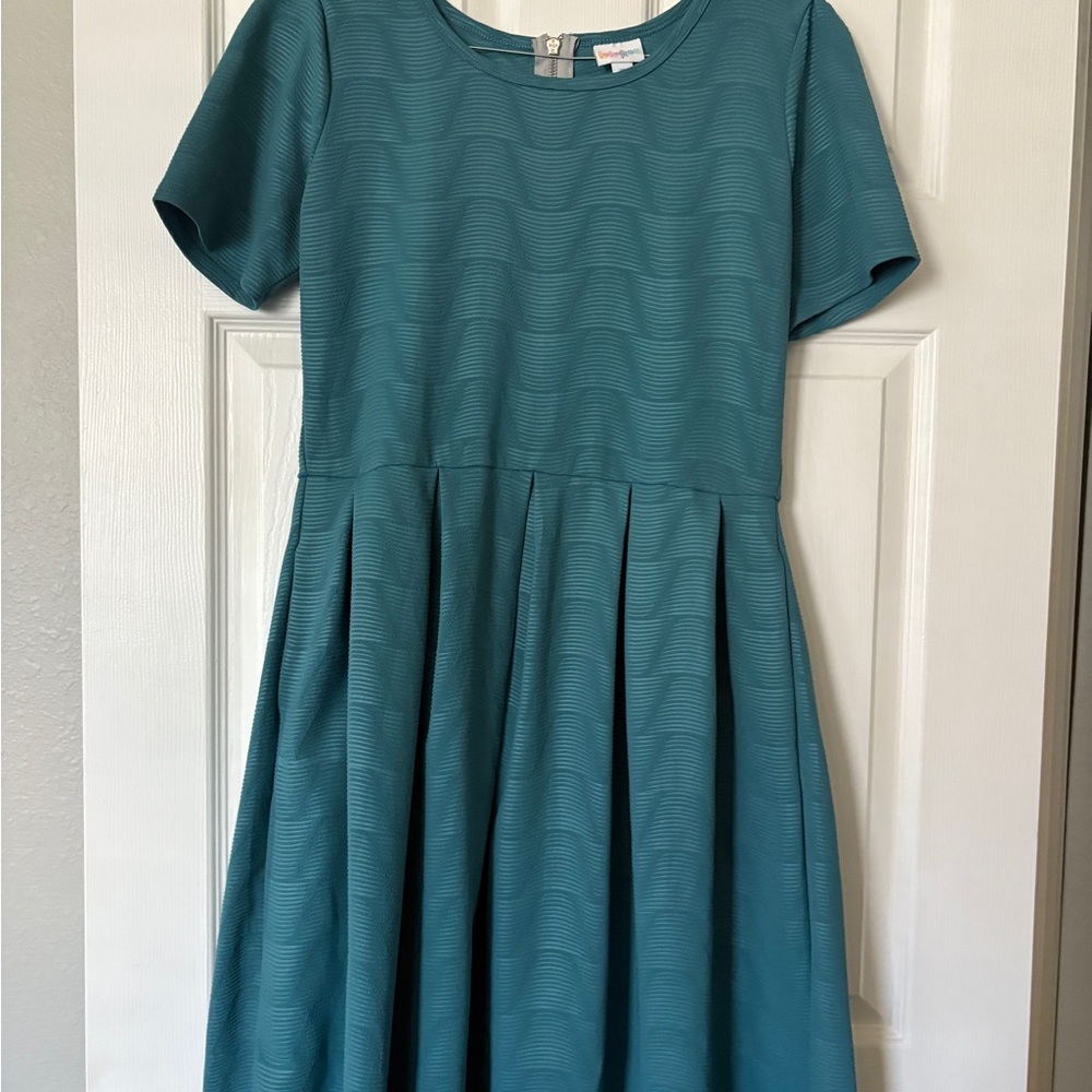 LuLaRoe Teal Midi Dress